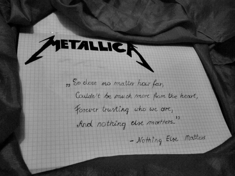 Simplemente “Nothing Else Matters”