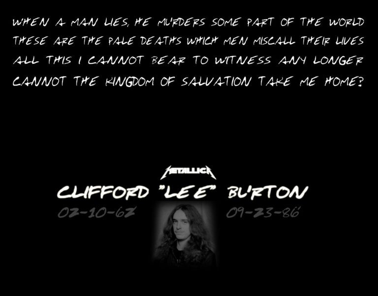 Un corte abrupto a los 9’48»: “To Live Is To Die”
