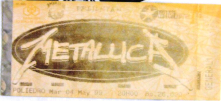 “Hit The Lights” que Metallica tocará en Caracas (1999)